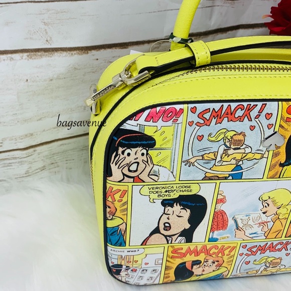Kate spade riverdale Archie comic yellow crossbody - Picture 2 of 10